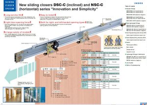 移門閉門器機組